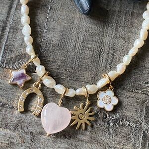 NEW FP x Luna Norte Freshwater Pearl Charm Necklace